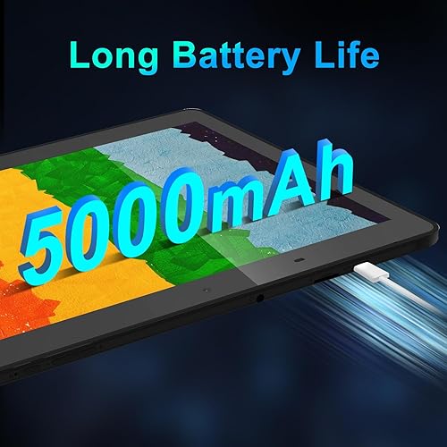 Miniatura 5 de YYSWIE Tablet de 10 pulgadas con bolígrafo, tableta Android 13 con 3 GB de RAM 128 GB expandir, tableta grande de 10.1 pulgadas con pantalla grande,