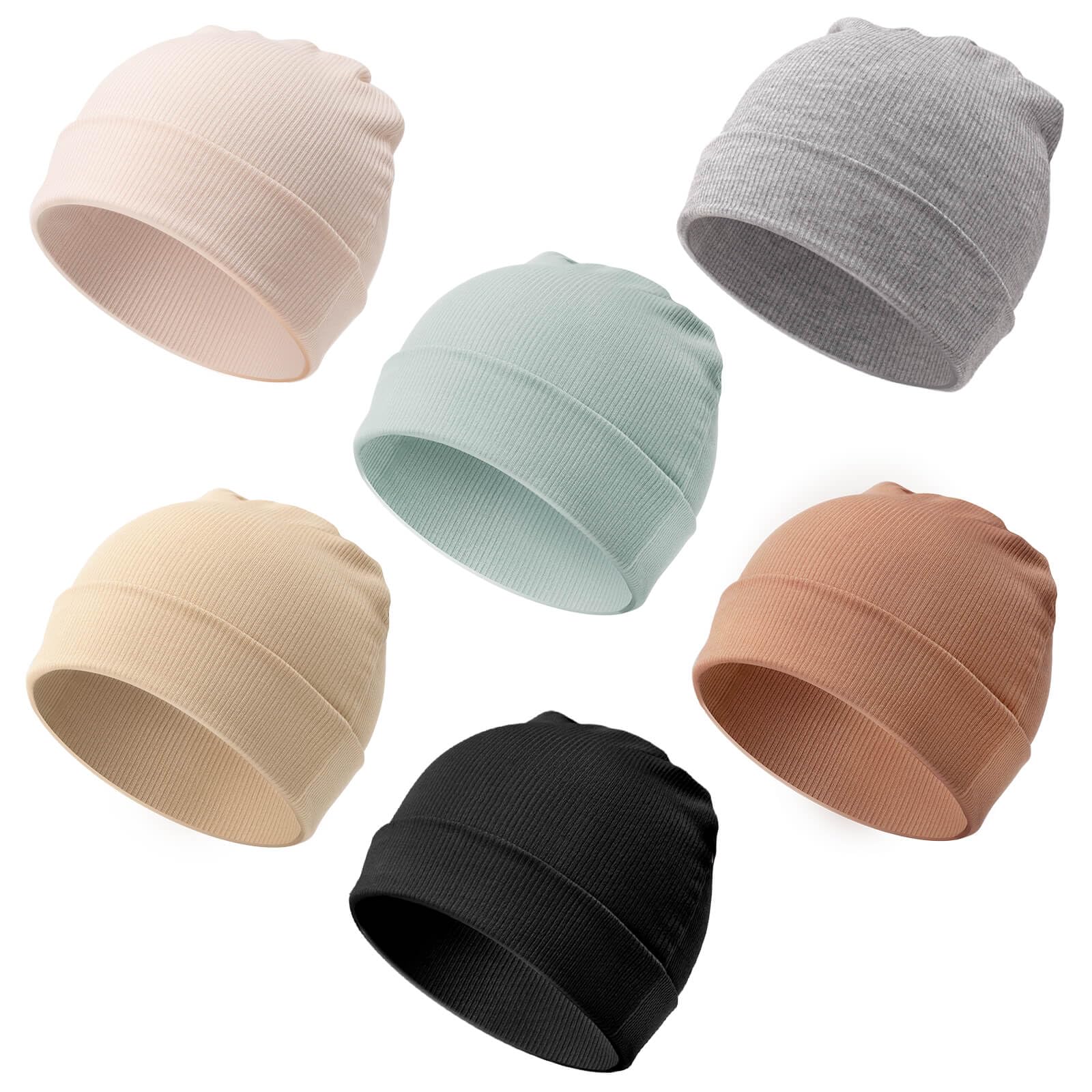 DRESHOW Newborn Baby Hat Baby Boys Girls Soft Knit Hats Caps Toddler Beanies 0-3 Months
