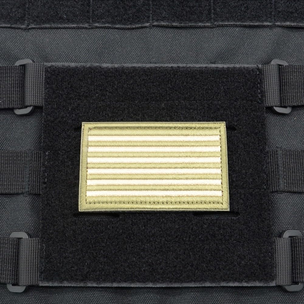 MiOYOOW Panel de parche Molle de 3 uds, accesorio Molle de parches tácticos con lazo de corte para chaleco táctico de mochila al aire libre
