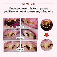 Vista 5 de JAYU PET Gel dental - Pasta de dientes para perros y gatos, eliminación de placa y sarro, limpieza de dientes y ambientador de aliento, cuidado