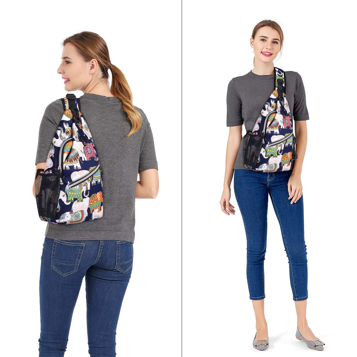 Zaino Monospalla MOSISO - Poliestere Idrorepellente, 39x19x9 Cm, Per Uomo, Palestra, Viaggio