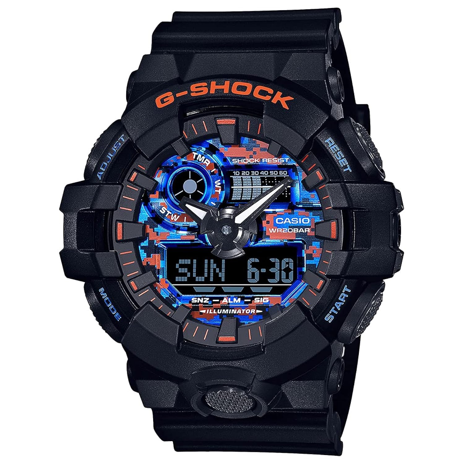 Casio G-Shock Analog-Digital Black Dial Men Watch - GA-700CT-1ADR (G1098) (B08ZNBFLSY) Amazon Price History, Amazon Price Tracker