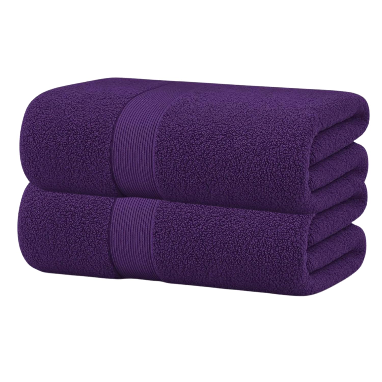 Diamond Tex Cotton Face Cloth Set of 2 (30 x 30 cm) - 600-GSM Flannel Washcloth Towels Extra Absorbent & Quick Dry Hotel Gym, Golf, Spa