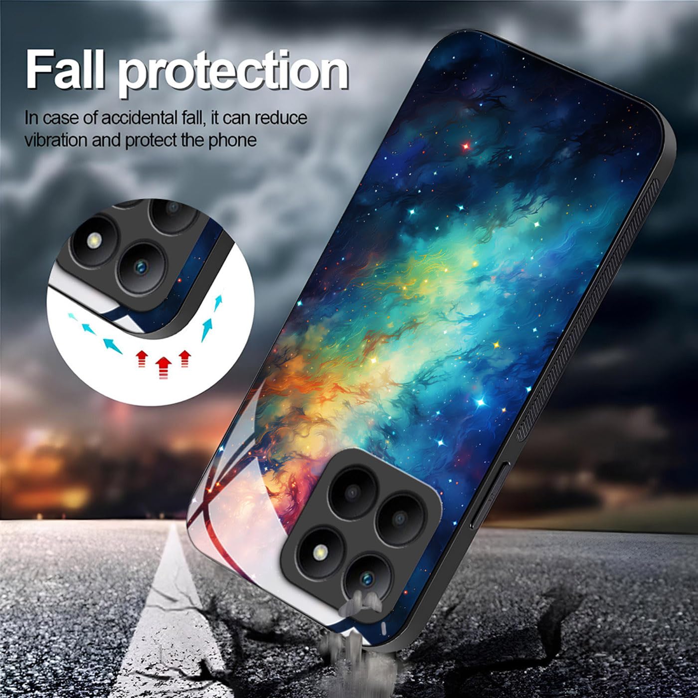 Cover Portafoglio Xiaomi Redmi Note 13 5G Con Motivo Farfalla, In Pelle Silicone Magnetica, Flip Case Antiurto - 3