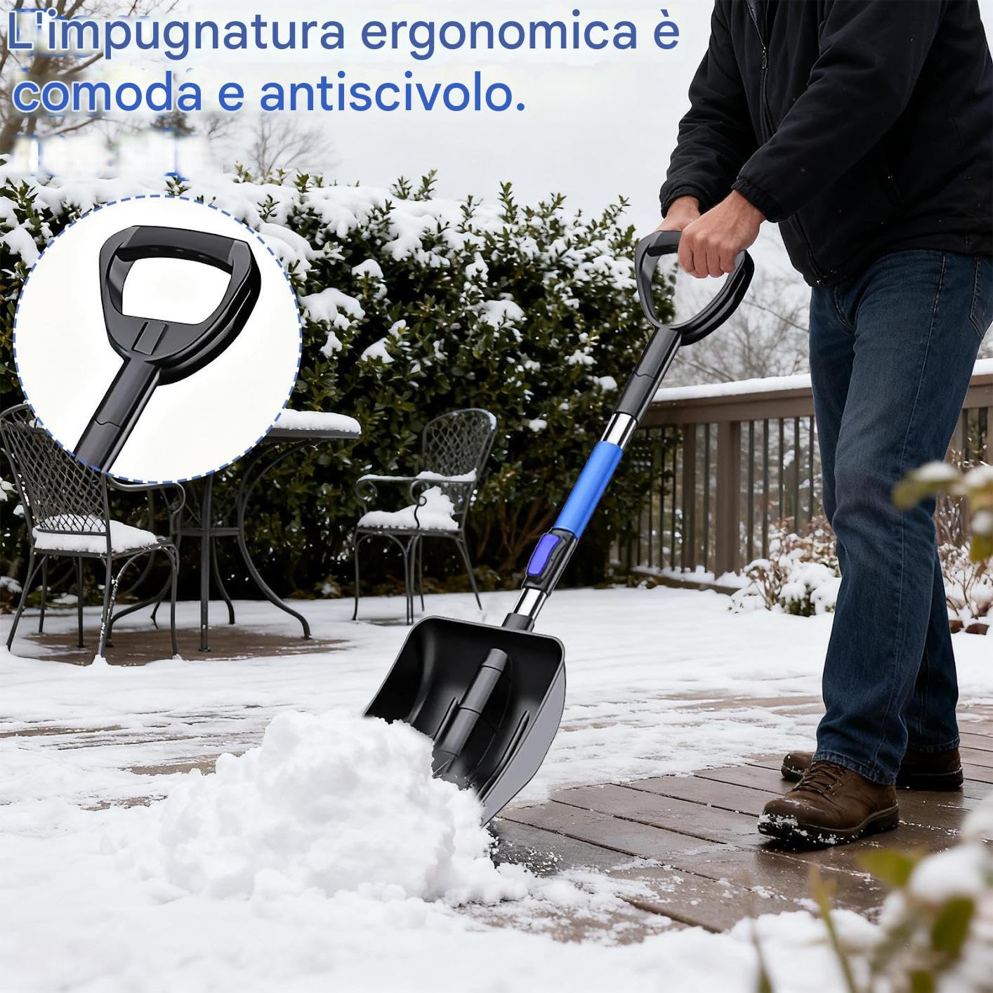 Rimozione Neve Per Attrezzi Da Giardinaggio Ergonomici Regolabili