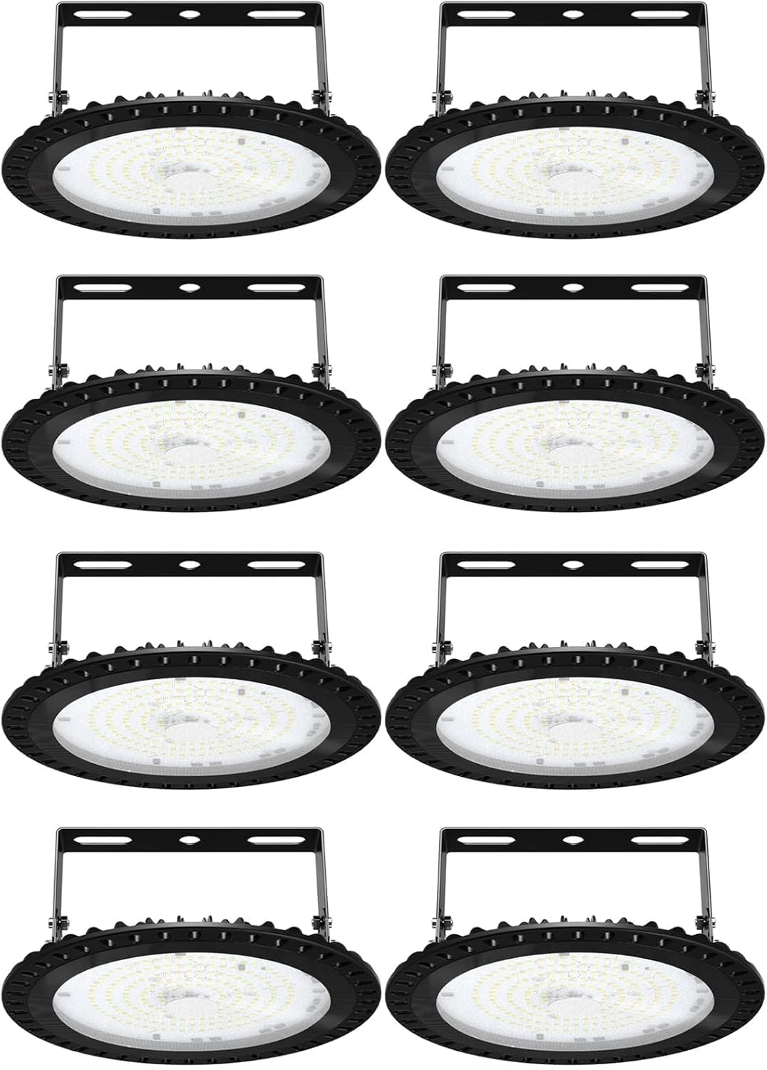 100W Faretto LED UFO, Lampada da Officina 20000LM UFO Proiettore Faretto LED, Temperatura del Colore Dimmerabile 3000K/4000K/6500K Lampadario Industriale