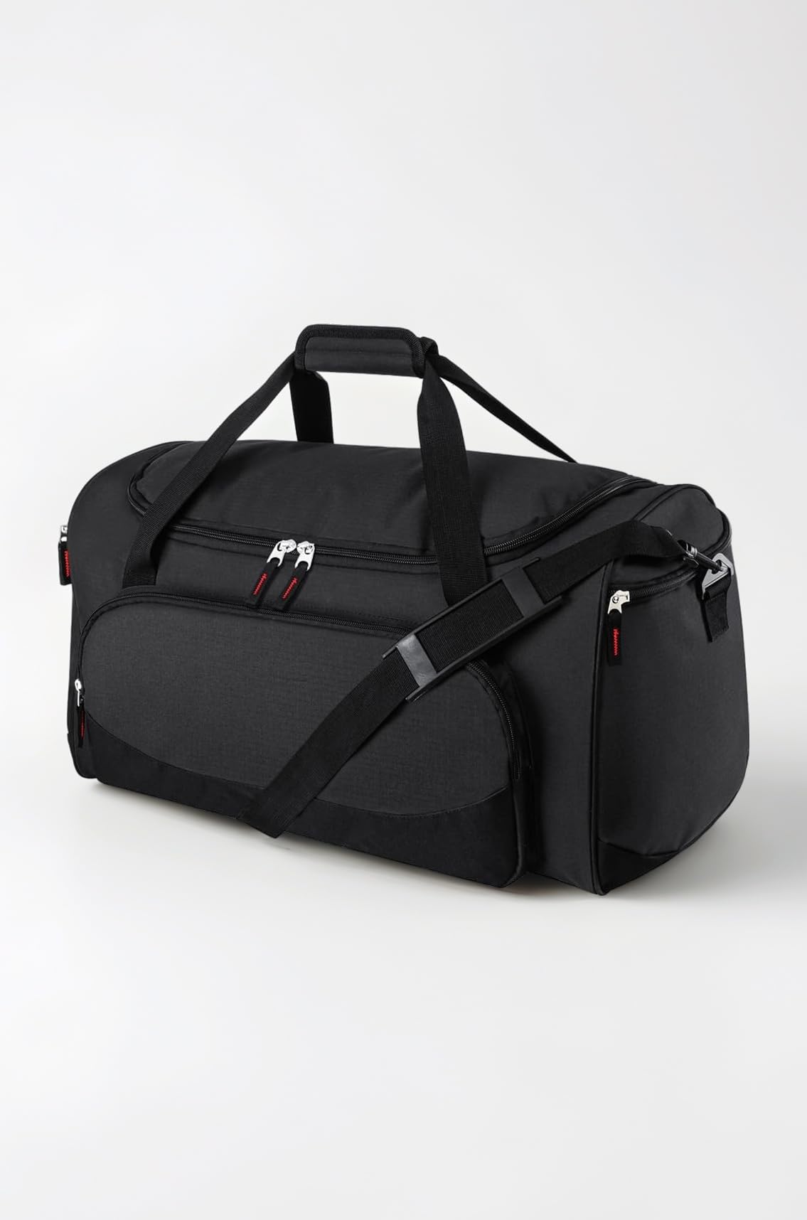 Gym Bag for Men Women Large Sports Duffle Bags 55L/42L Travel Duffel Bag, Black,