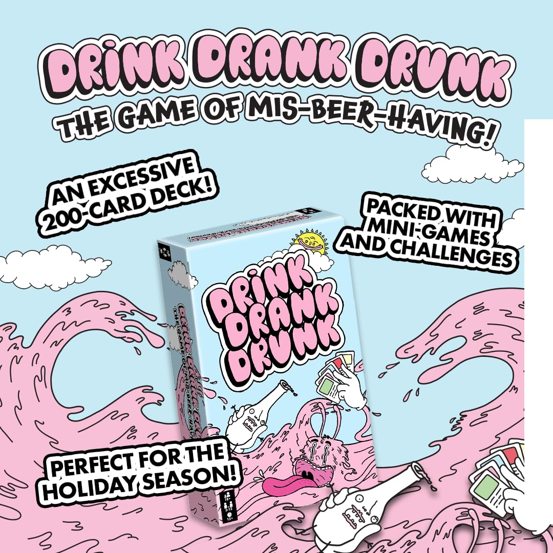 Drink Drank Drunk Il Gioco, Un Gioco di Festa per Adulti, Gioca e ridi Tutta la Notte! per Bambini dai 18 Anni in su