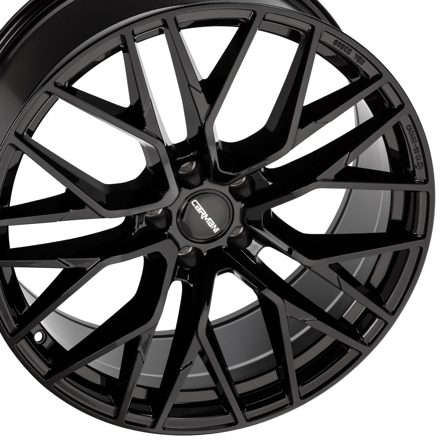 4x Carmani Felgen 20 Ludwig 7.5x17 ET30 5x112 black kompatibel mit BMW 2er Reihe 3er Reihe 4er Reihe iX1 X1