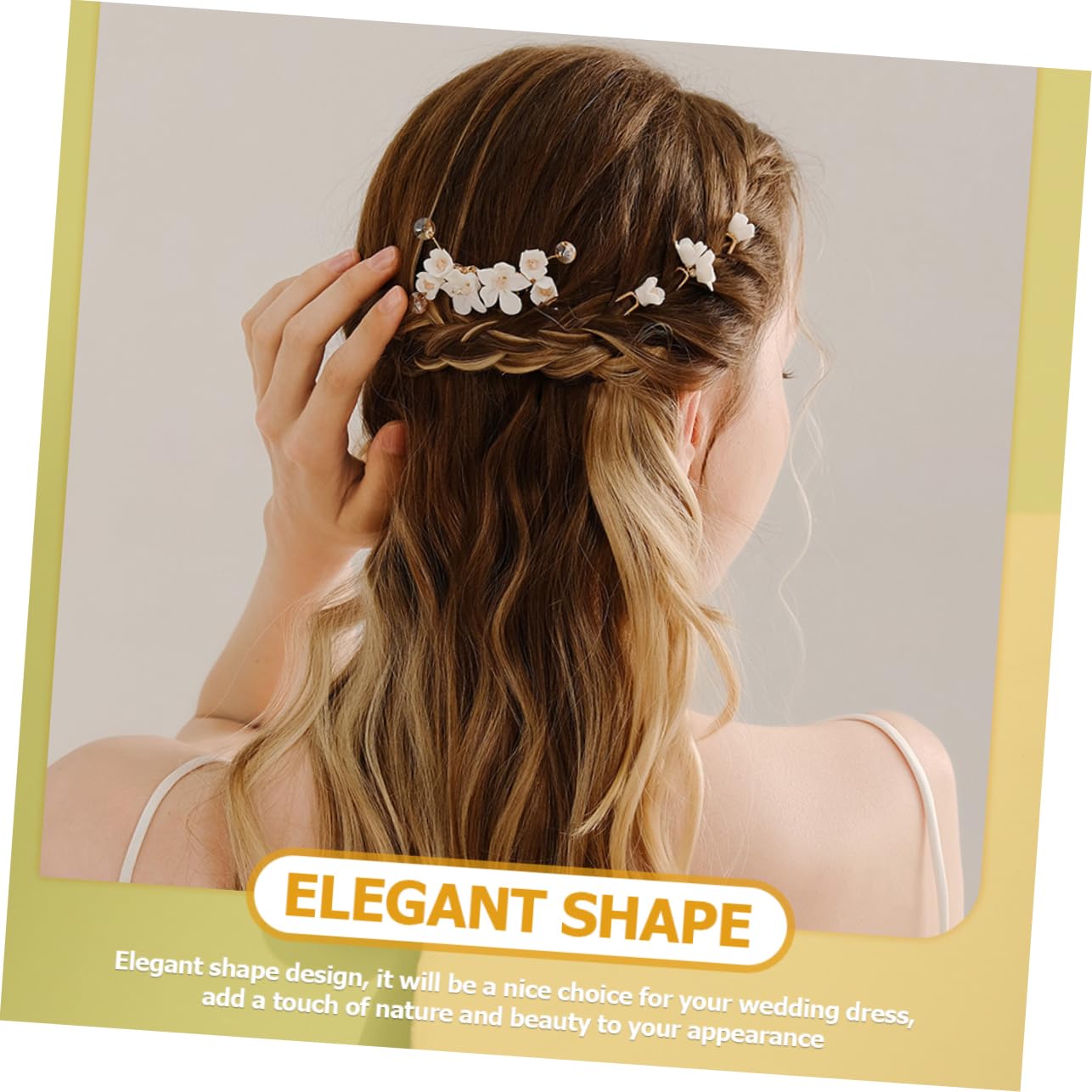 minkissy 16pezzi Pettine Da Sposa Con Fiori Accessori Eleganti Per Matrimonio e Cerimonie Di Accessori Per U-shaped Per Donne e Ragazze