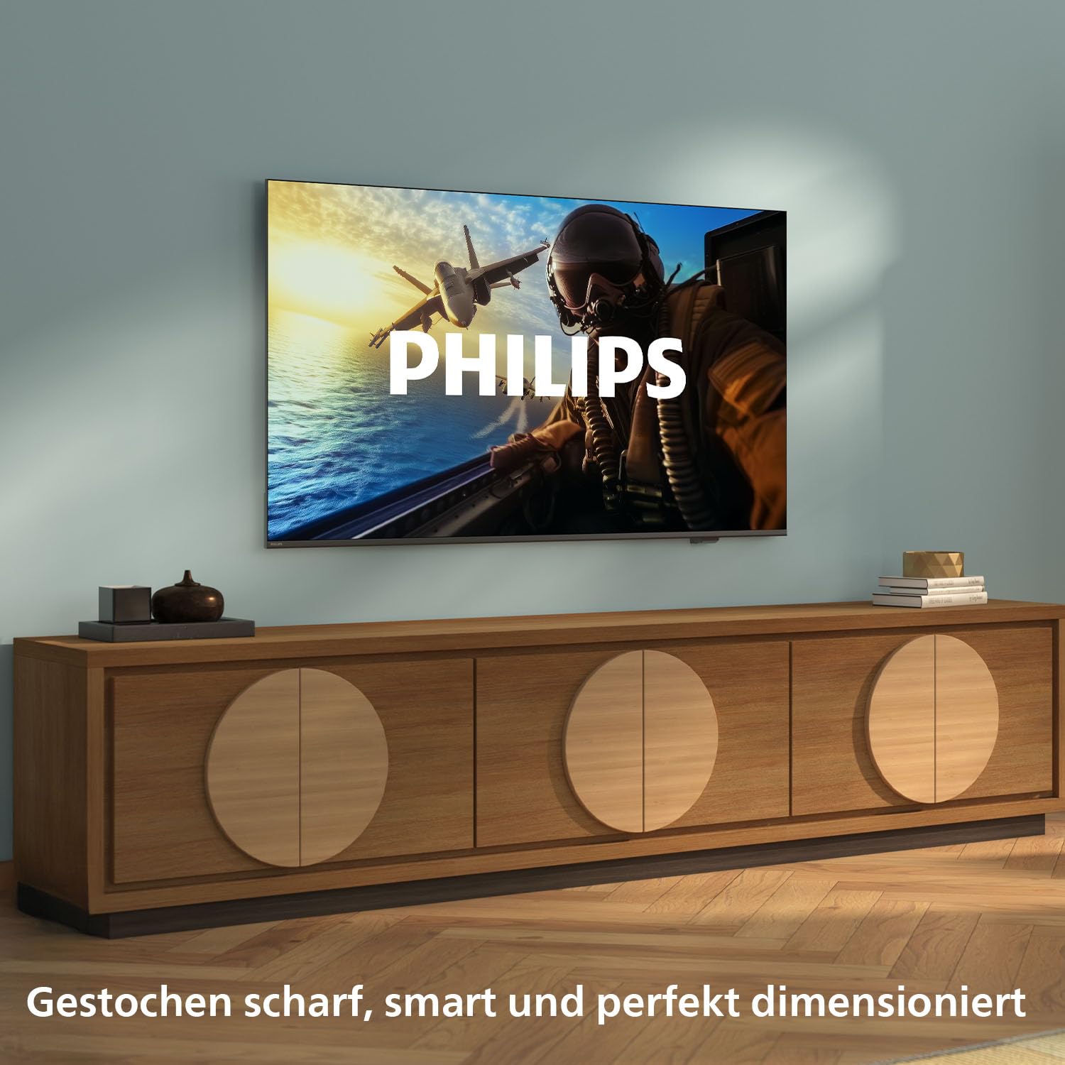 PHILIPS 50PUS7000 4K LED Smart TV - 50 Zoll Display mit Pixel Precise Ultra HD, Titan OS Plattform und Dolby Atmos Sound - Funktioniert mit Alexa und Google Sprachassistent, 2025