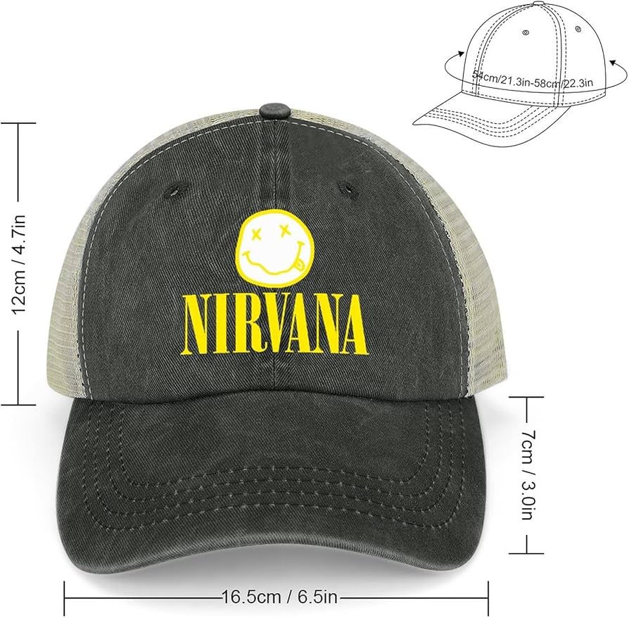 nirvana トラッカーメッシュキャップ - drenioaraujo.com.br