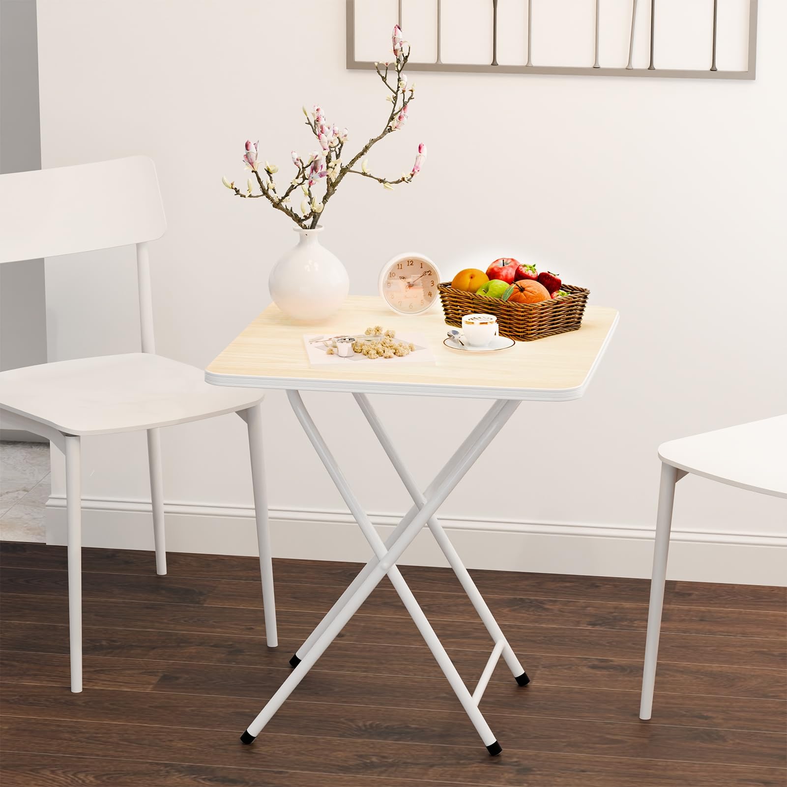 Amazon.com: ulafbwur Folding Table, Small Mahjong Table, Side