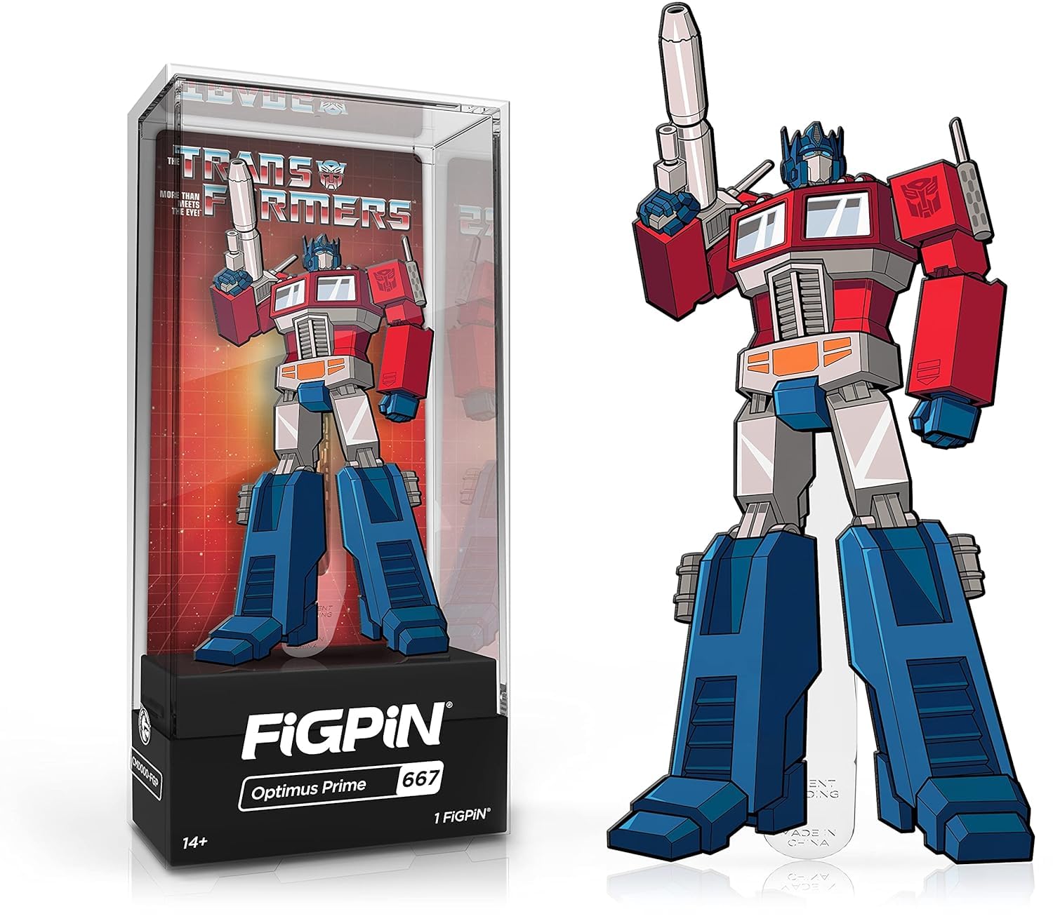 Amazon.co.jp: FiGPiN トランスフォーマー オプティマスプライム #667
