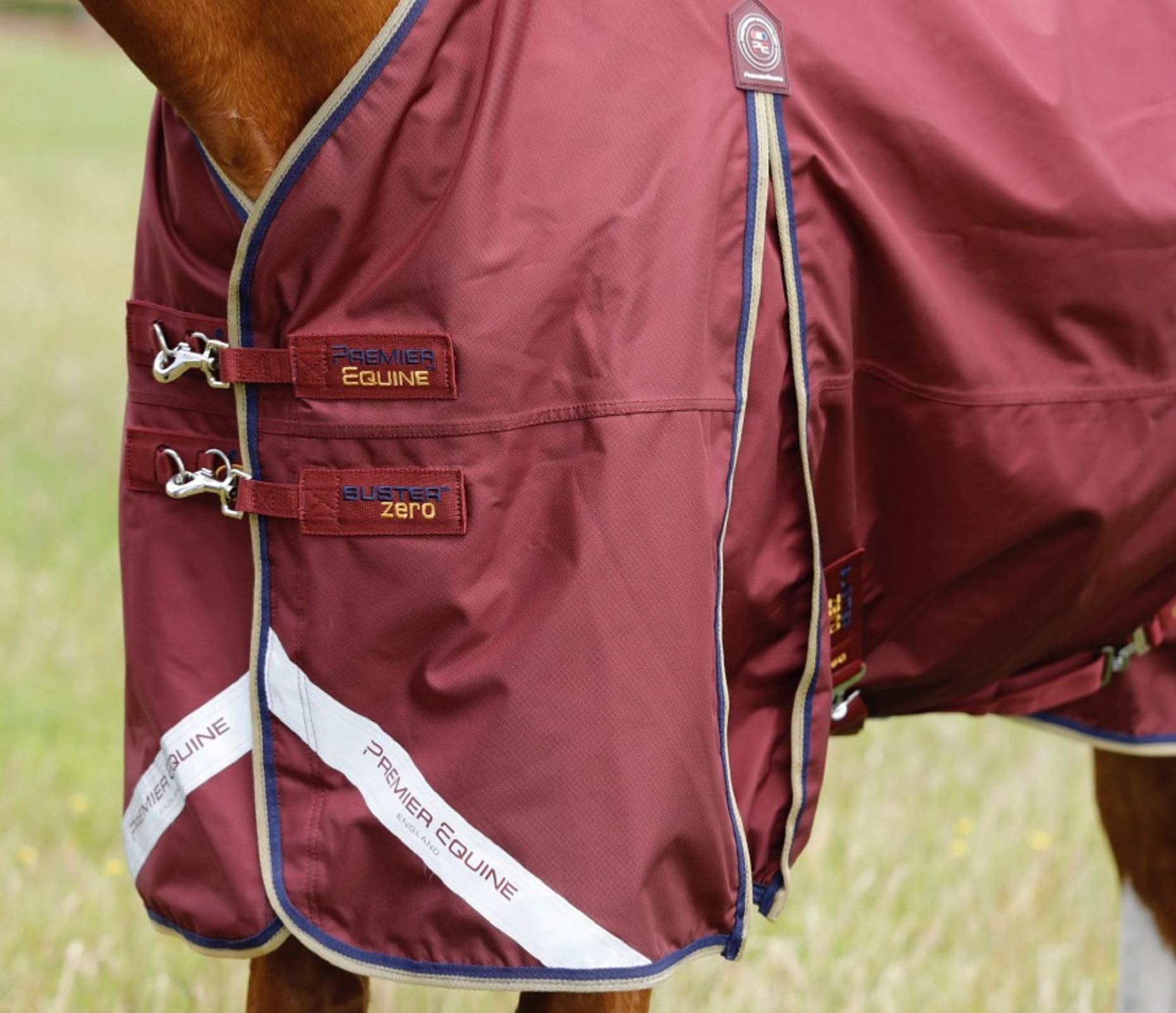 Premier Equine Manta Impermeable para Caballos con cubrecuello Buster 0 g