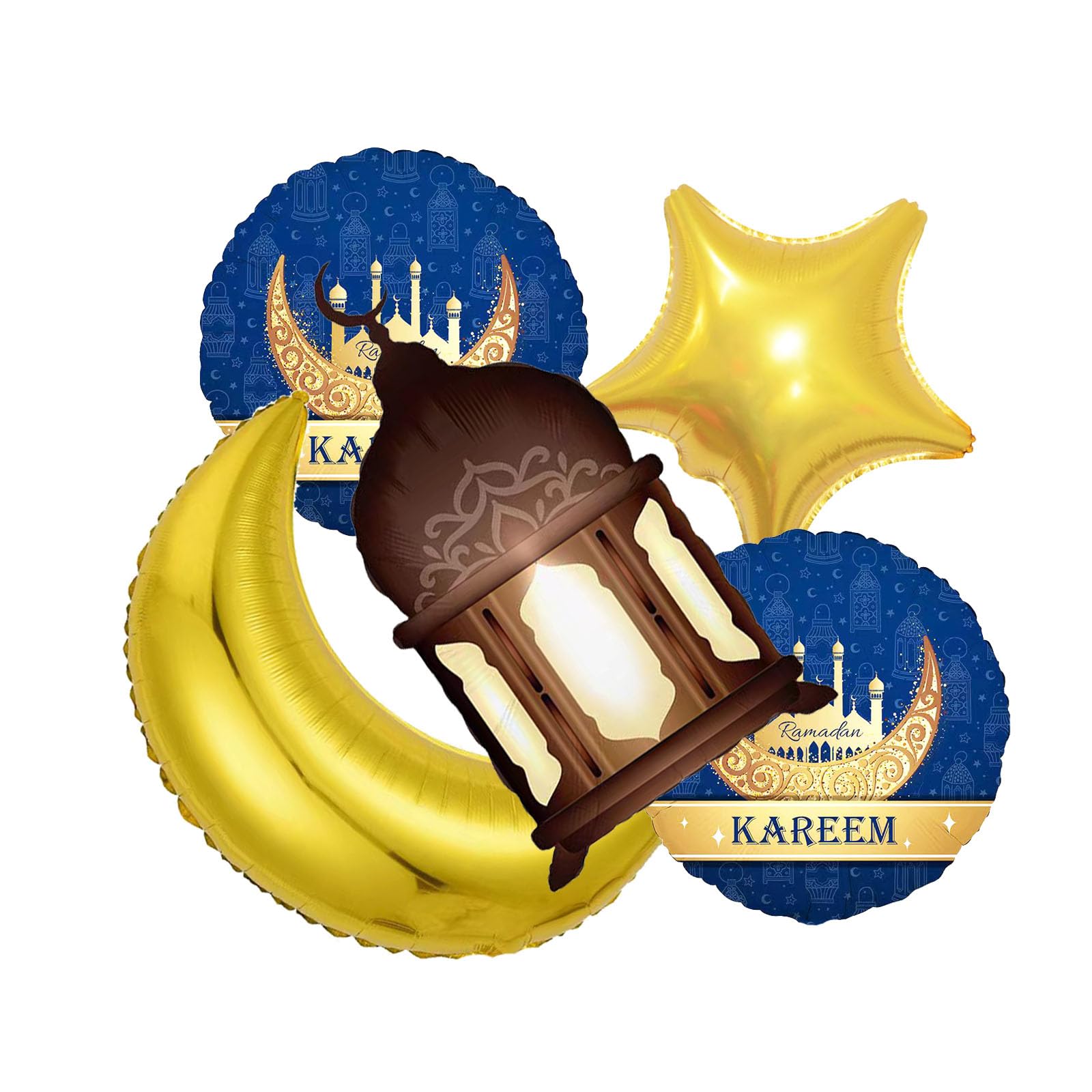 Ramadan Mubarak Eid Mubarak Balloons Ramadan Festival Decoration Dinner Party Decoration | IL Aid Mubarak