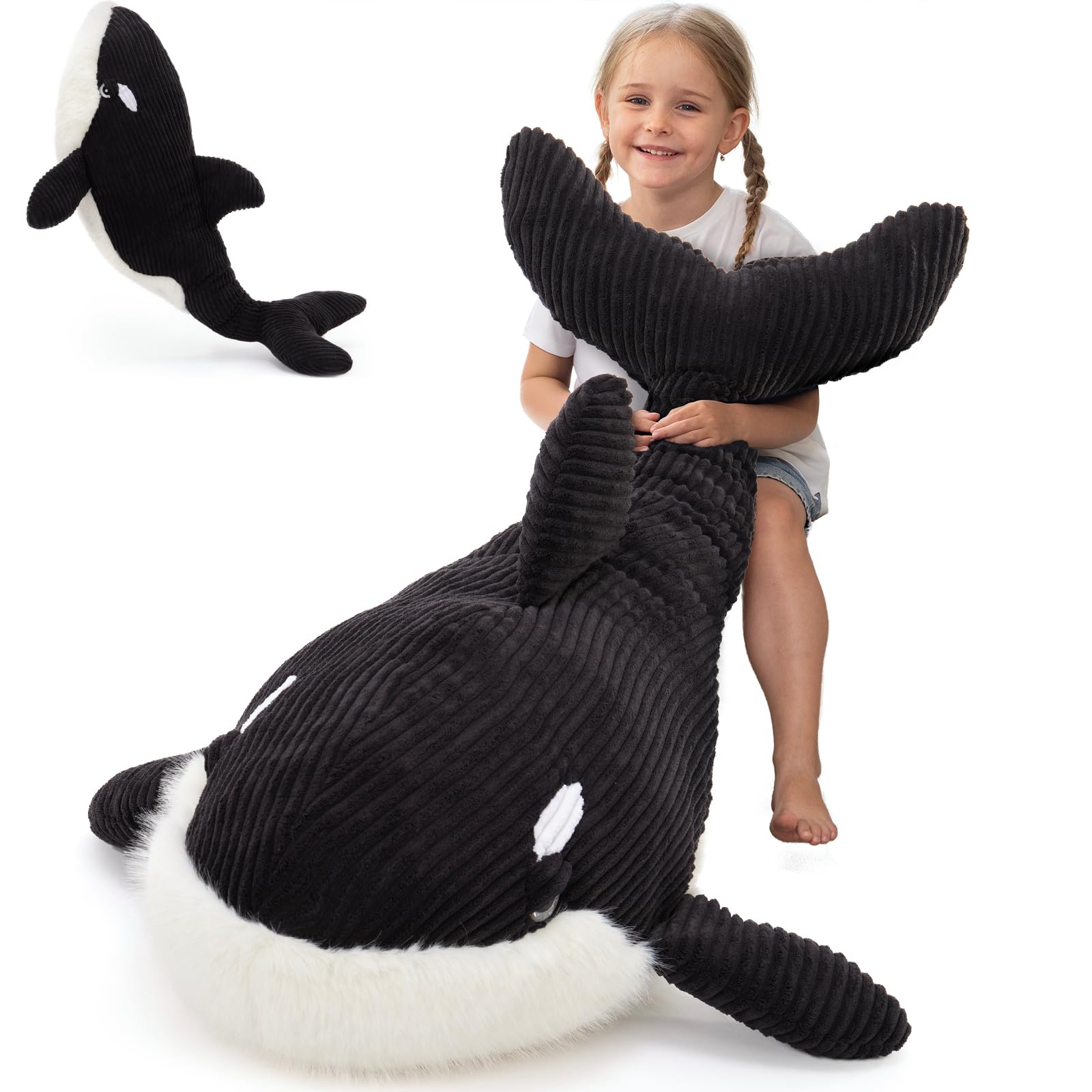 Amazon.com: MorisMos Giant Orca Stuffed Animal,47