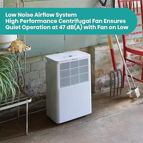 Miniatura 6 de Hisense Energy Star - Deshumidificador portátil de 25 pintas con apagado automático, deshumidificador para el hogar y absorbente de humedad para