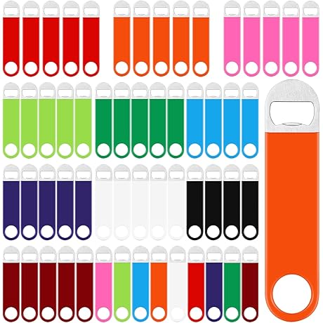 50 Pack Bottle Opener Bulk Bar Key For Bartenders