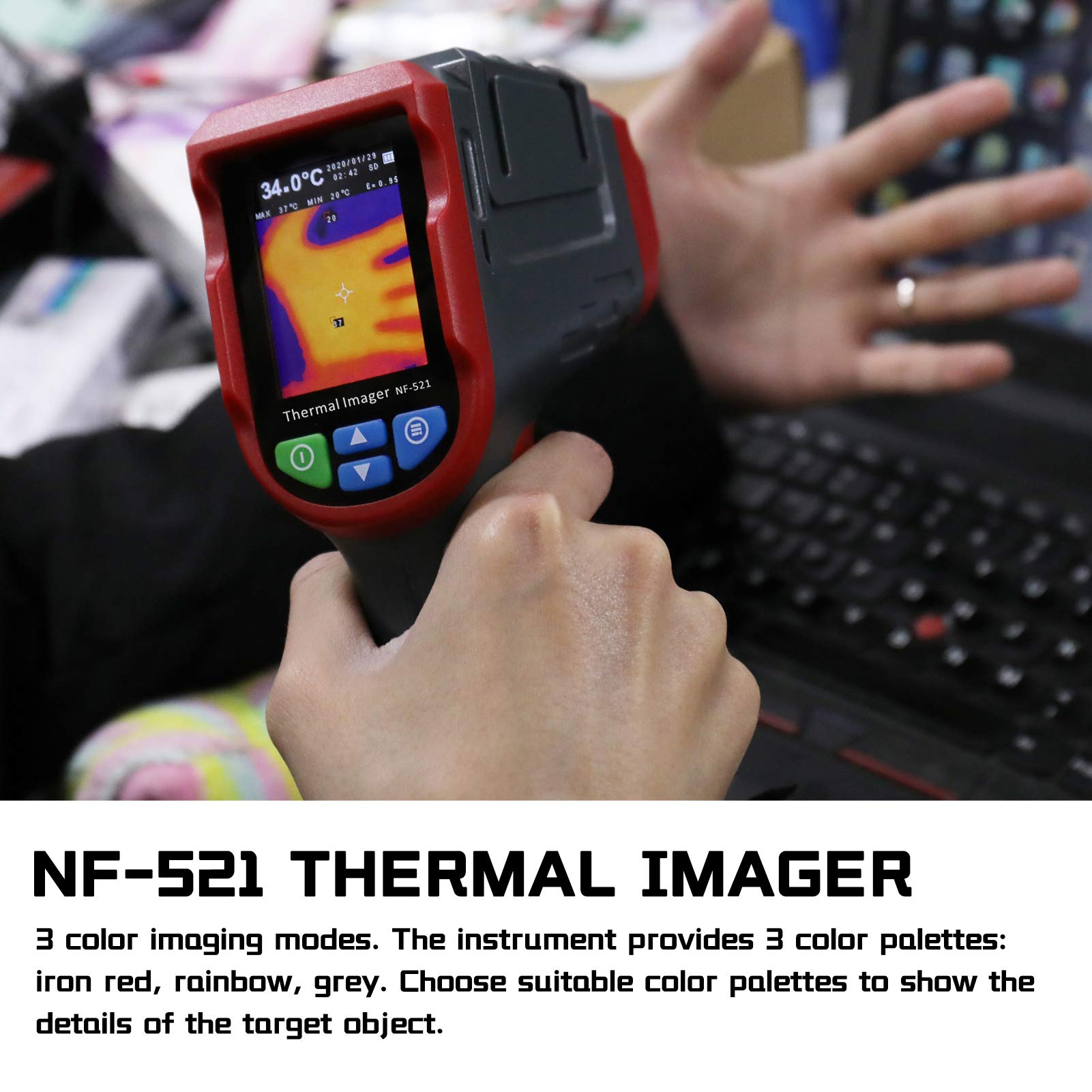 Amazon.co.jp: NF-521サーマルイメージャーポータブル赤外線カメラ 