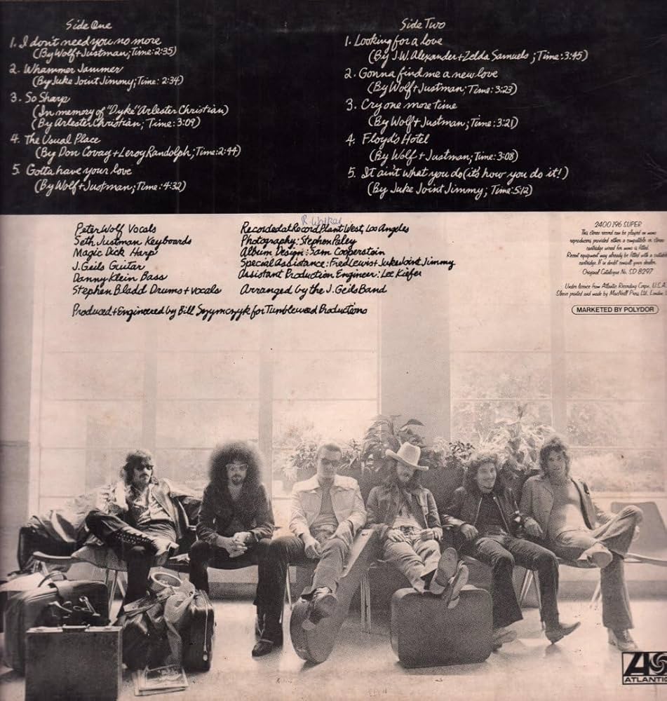 激レア非売品，J. Geils Band The Morning After J. Geils Band – The Morning After | Releases | Discogs