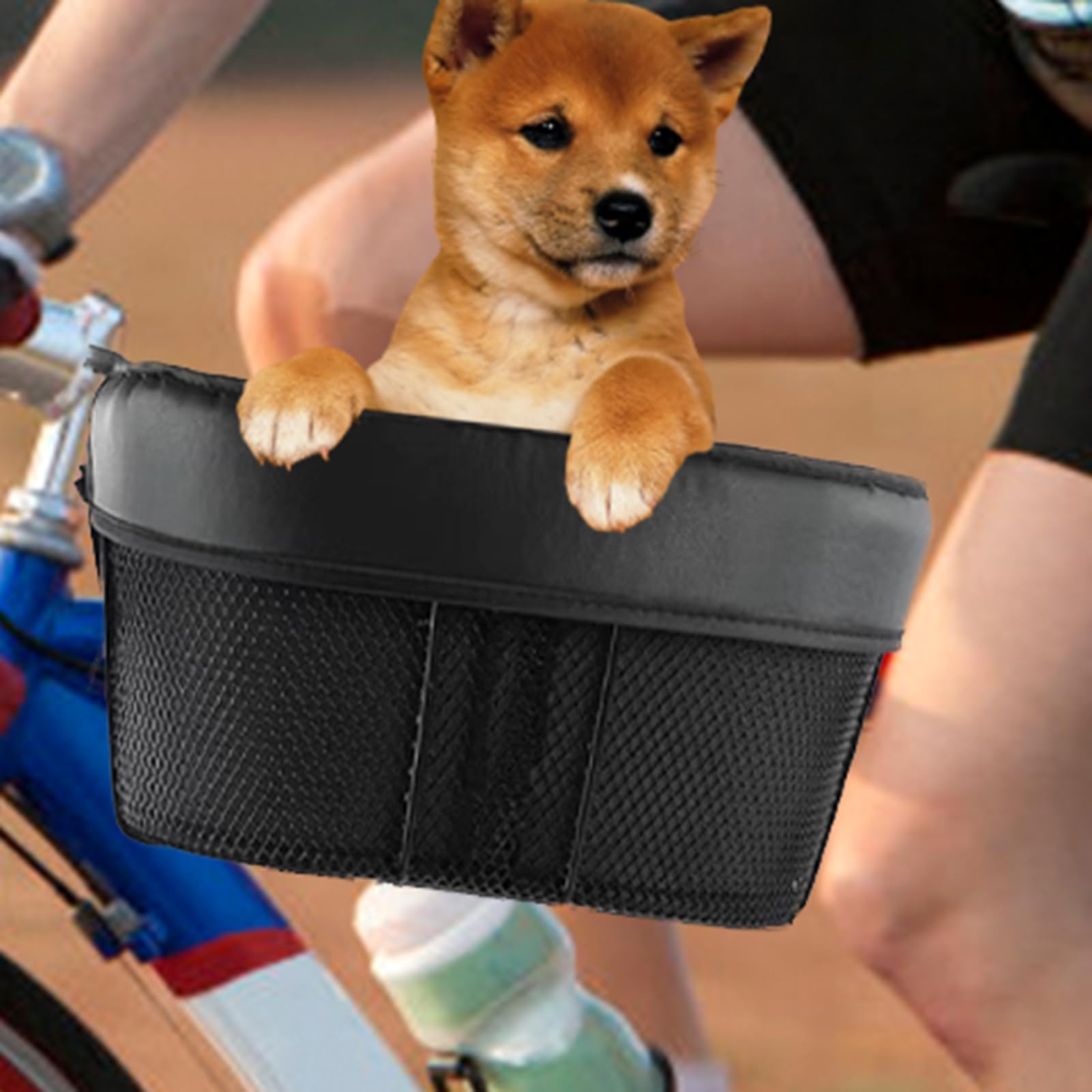 Portabici rimovibile – Cycle Pet Basket, cestino pieghevole impermeabile | Pet – Carrier – Outdoor multiuso – Cestino per la spesa, leggero per campeggio e avventure di viaggio | Pet – Carrier – Outdoor multiuso – Cestino per la spesa, leggero per campegg