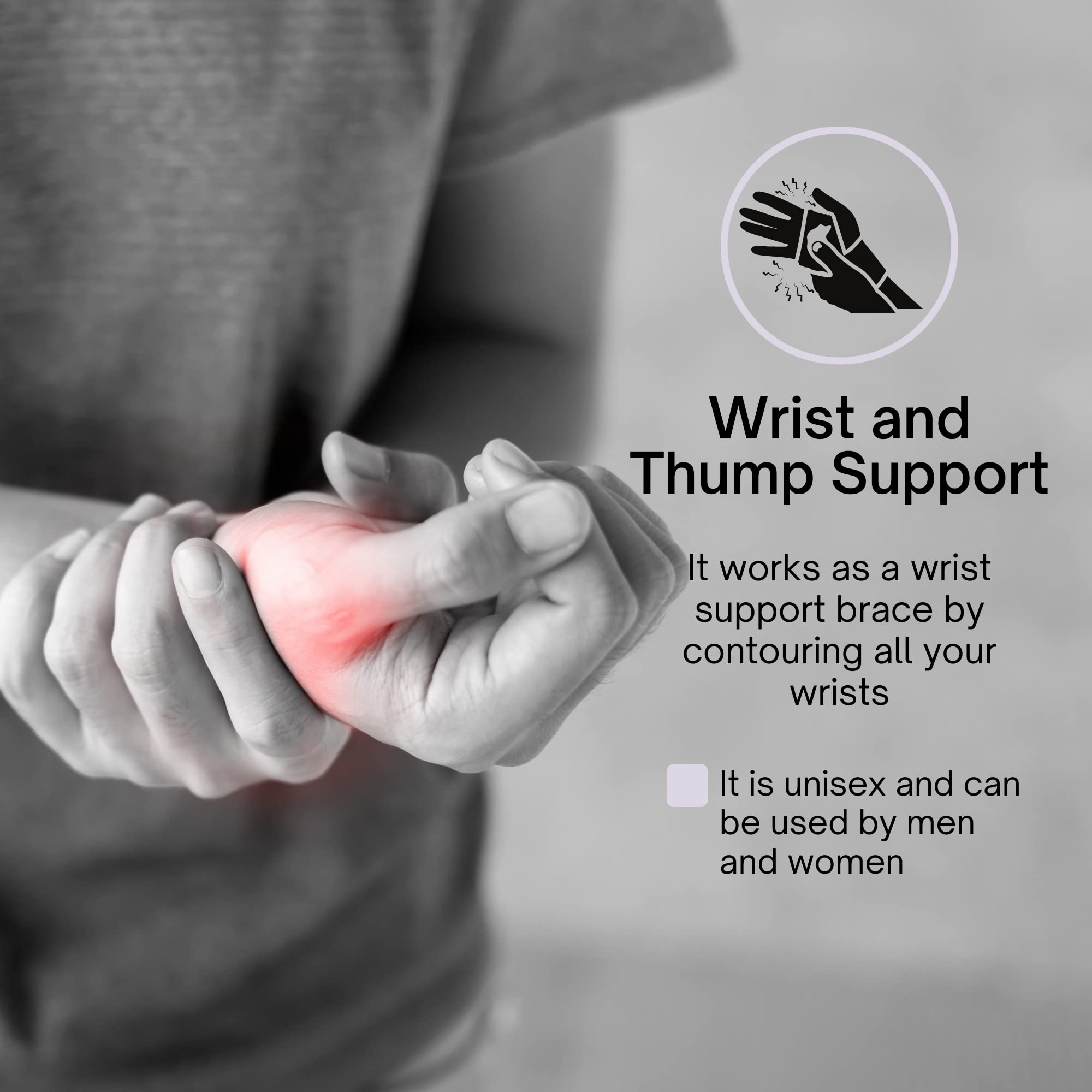 Soporte de muñeca para el pulgar para tenosinovitis, artritis, tendinitis, soporte reversible para pulgar izquierdo y derecho (1, azul marino)