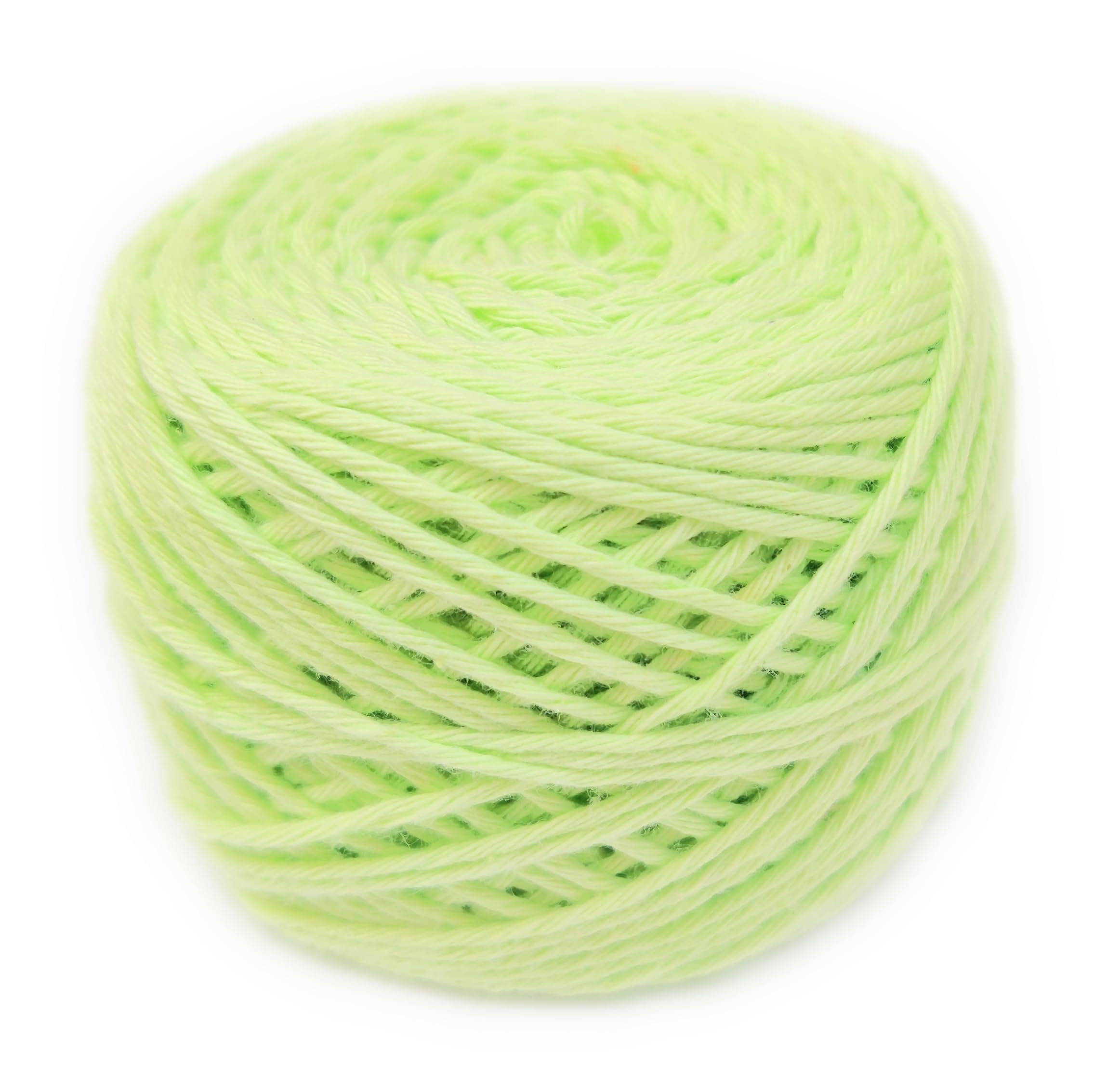 Prapti handicrafts 8 ply Cotton Yarn Baby Soft Materials for Knitting,Crochet,Macrame,DIY Craft 100 gm Ball-image-23