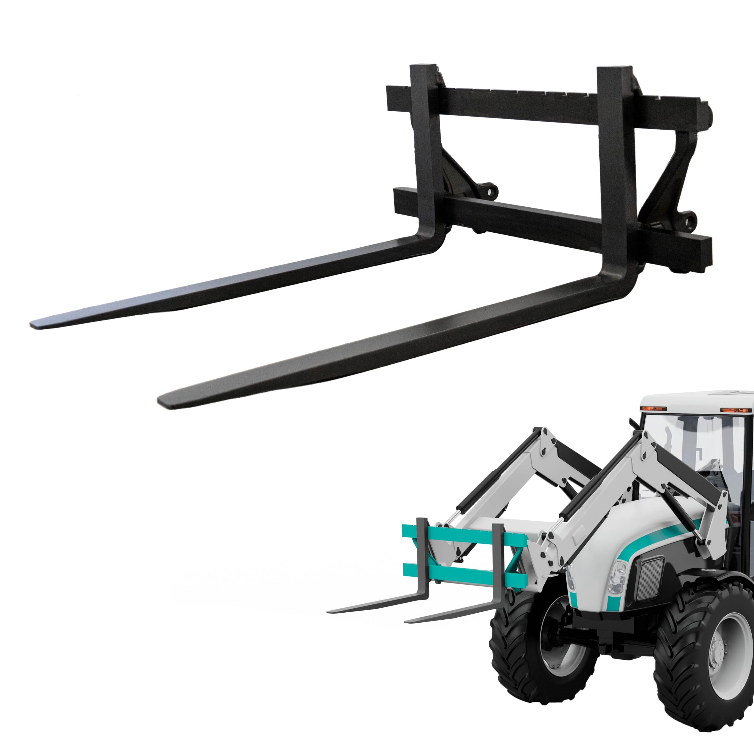 Palettengabel für Radlader und Traktor, EURO-Aufnahme, 1600 - 2500 kg (2500 kg)