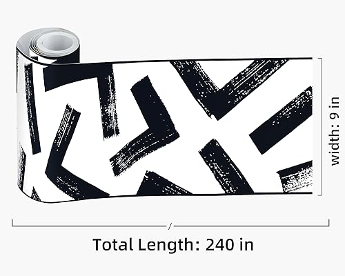 Vista 62 de FLFK Calcomanías de pared para despegar y pegar, para habitación de los niños, calcomanías de peces bajo el mar, 4 x 240 pulgadas (azul)