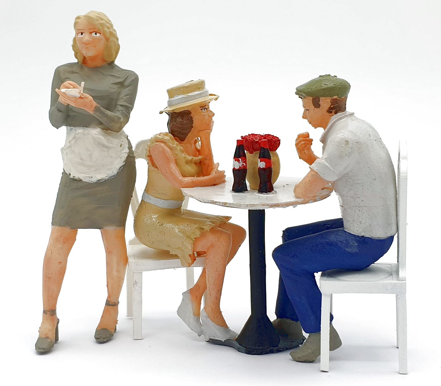 G Scala 1:22,5 Figure Iberplace 40008 Persone sedute Caffeteria Set modellismo per ferrovia del giardino