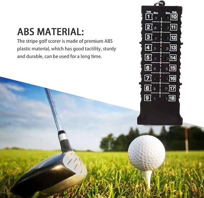 Contador de golpes de golf portátil de plástico ABS miniatura 3
