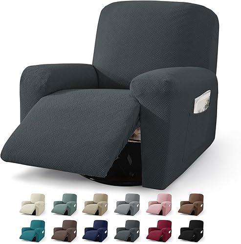 Miniatura 42 de JIVINER 5 Piezas Fundas Elásticas para Sofá Reclinable Funda para Sofá Reclinable con Parte Inferior Elástica Jacquard Ajustada Reclinable Funda