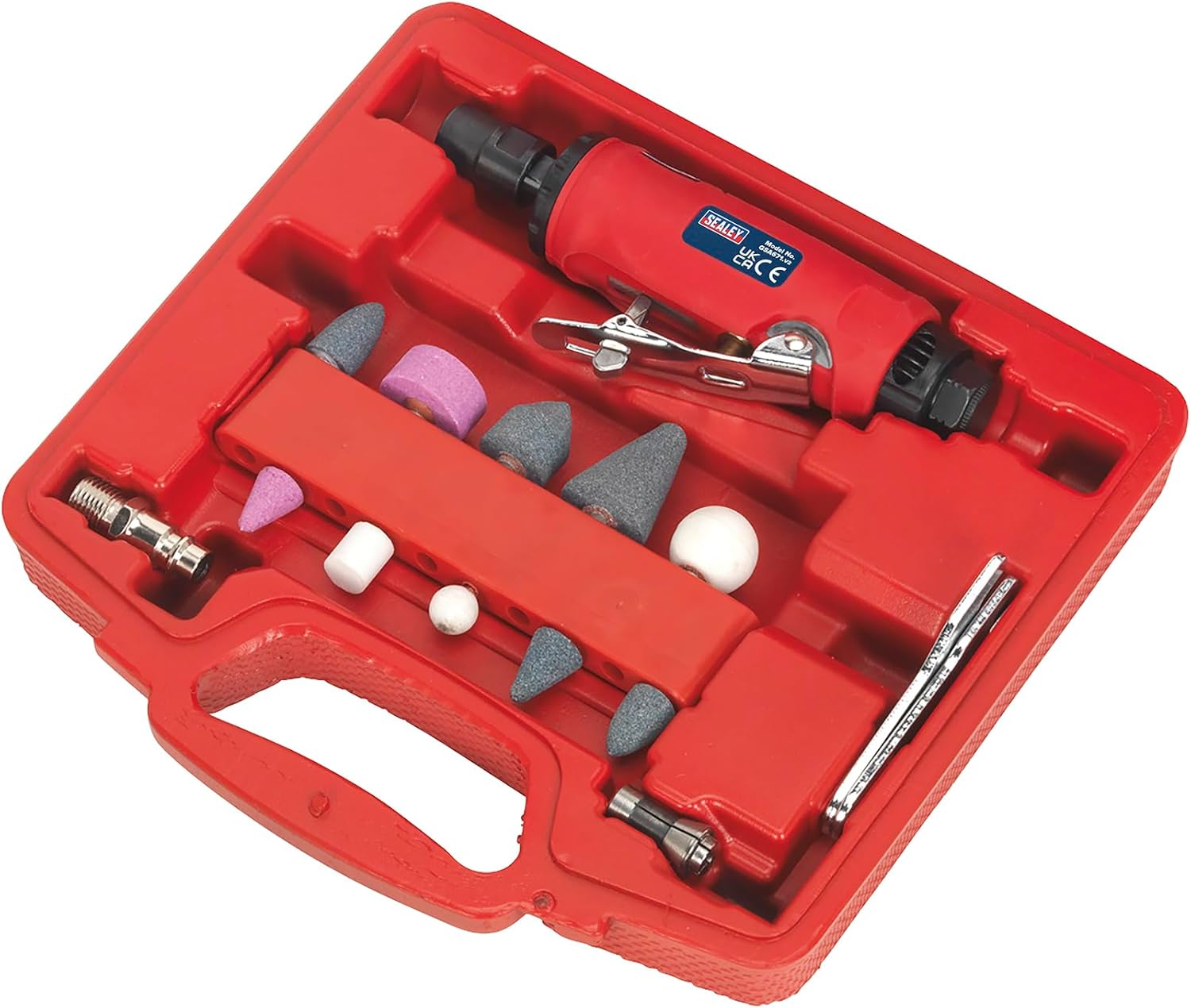 Sealey GSA67 15pc Air Die Grinder Kit