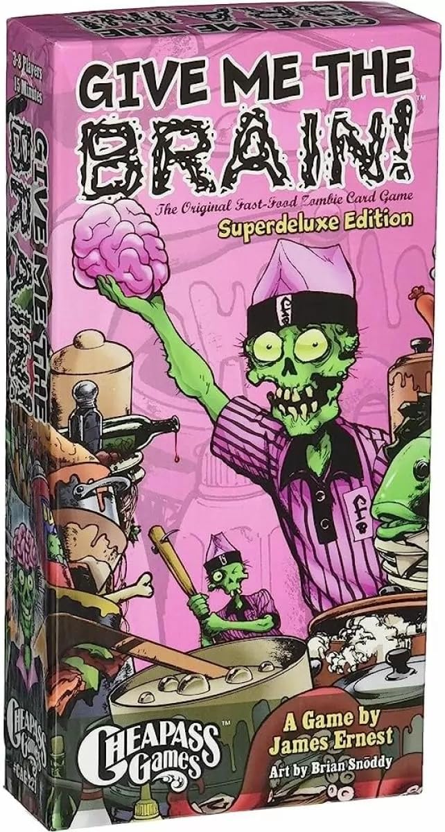 Cheapass Games Give Me The Brain Superdeluxe Edition