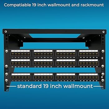 Amazon.co.jp: Rapinkパッチパネル 24ポート Cat6 10Gサポート