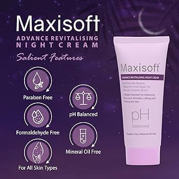Night  Risk,Uncertainty,& Profit ナイト リスク Maxisoft Advance Revitalising Night Cream | Deep Hydration