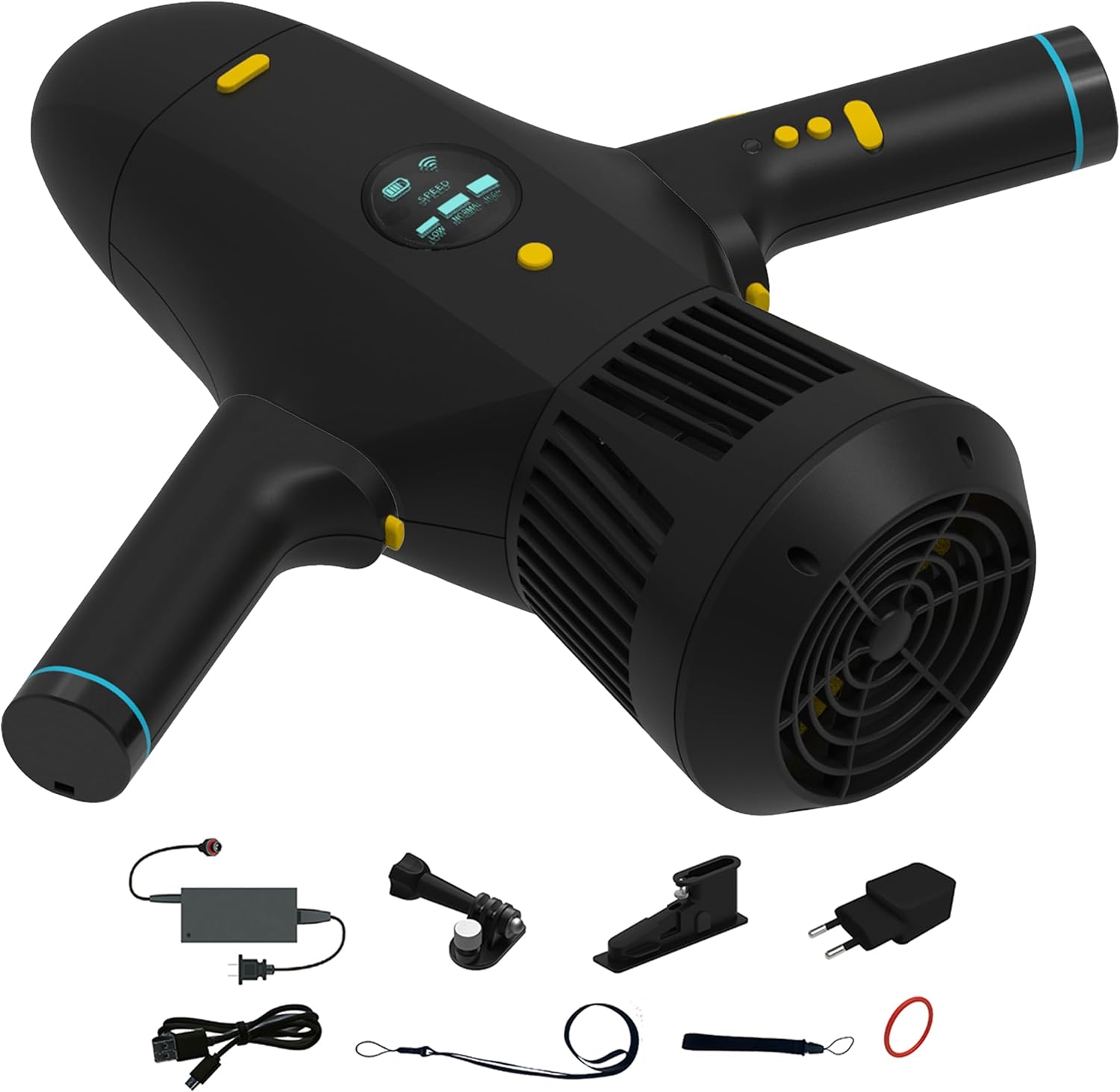 Sottomarino scooter for adults and children, subnado with adjustable speed, compact and portable water scooter with removable handle, ideal for snorkeling, diving, maritime sports (black) 2 716QyBH3MUL. AC SL1500