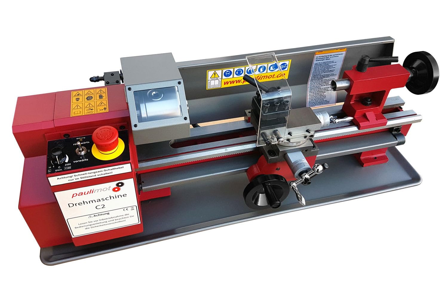 PAULIMOT Drehmaschine SIEG C2, 250 Watt, 400 mm Spitzenweite