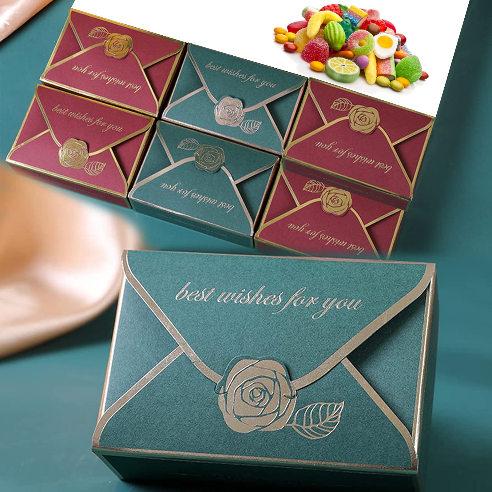 30 Stuks Bruiloft Gunst Dozen, Bronzing Snoep Dozen, Kleine Geschenkdozen, Creatieve Papieren Geschenkdozen voor Verjaardag, Feest, Jubileum, Babyshower, Festival 30 Stuks Bruiloft Gunst Dozen, Bronzing Snoep Dozen, Kleine Geschenkdozen, Creatieve Papieren Geschenkdozen voor Verjaardag, Feest, Jubileum, Babyshower, Festival