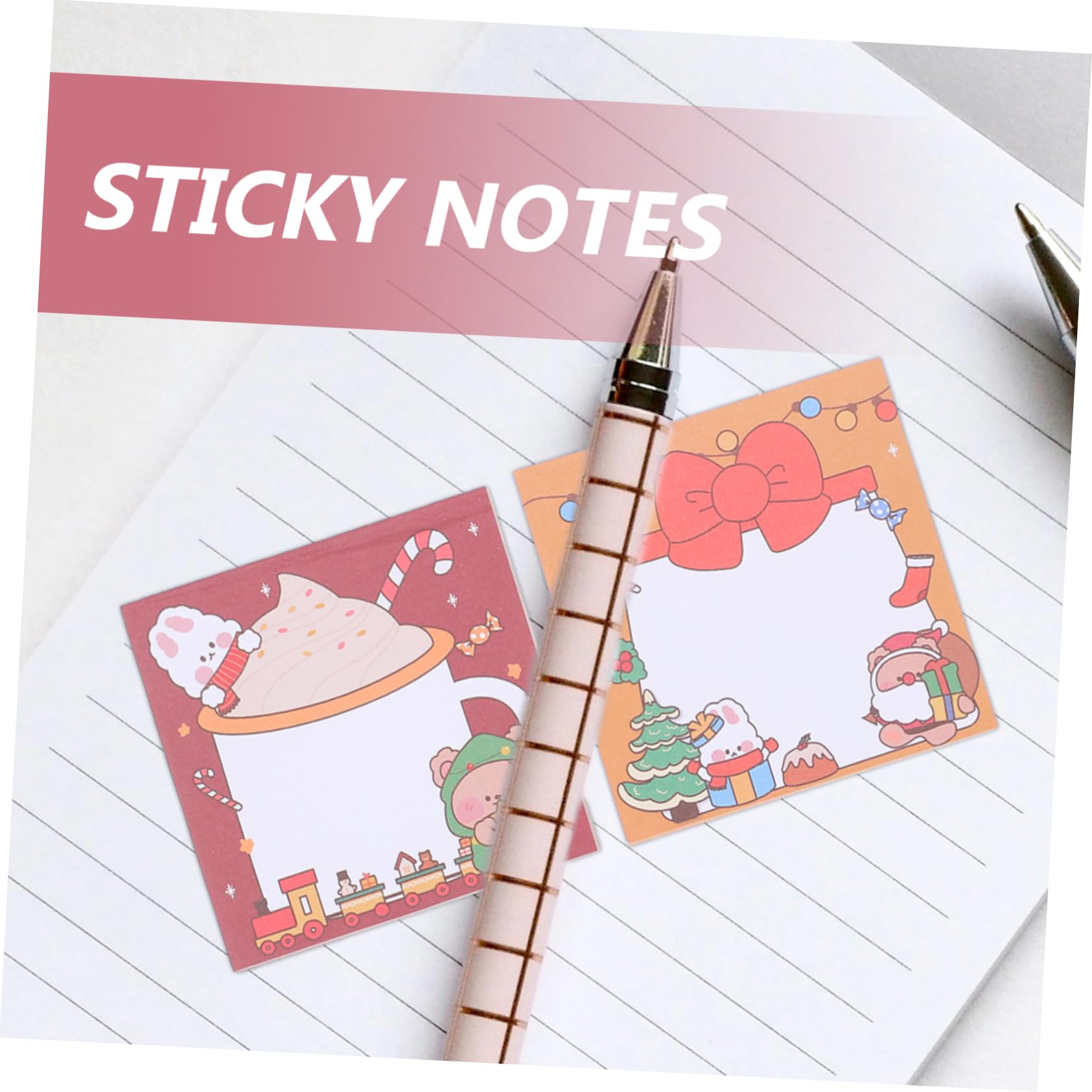 36stücke Teiliges Weihnachts-memo-notizen Selbstklebende Haftnotizen Mit Kreativen Weihnachtsmotiven Für Büro Und Zuhause Erinnern Und Planen