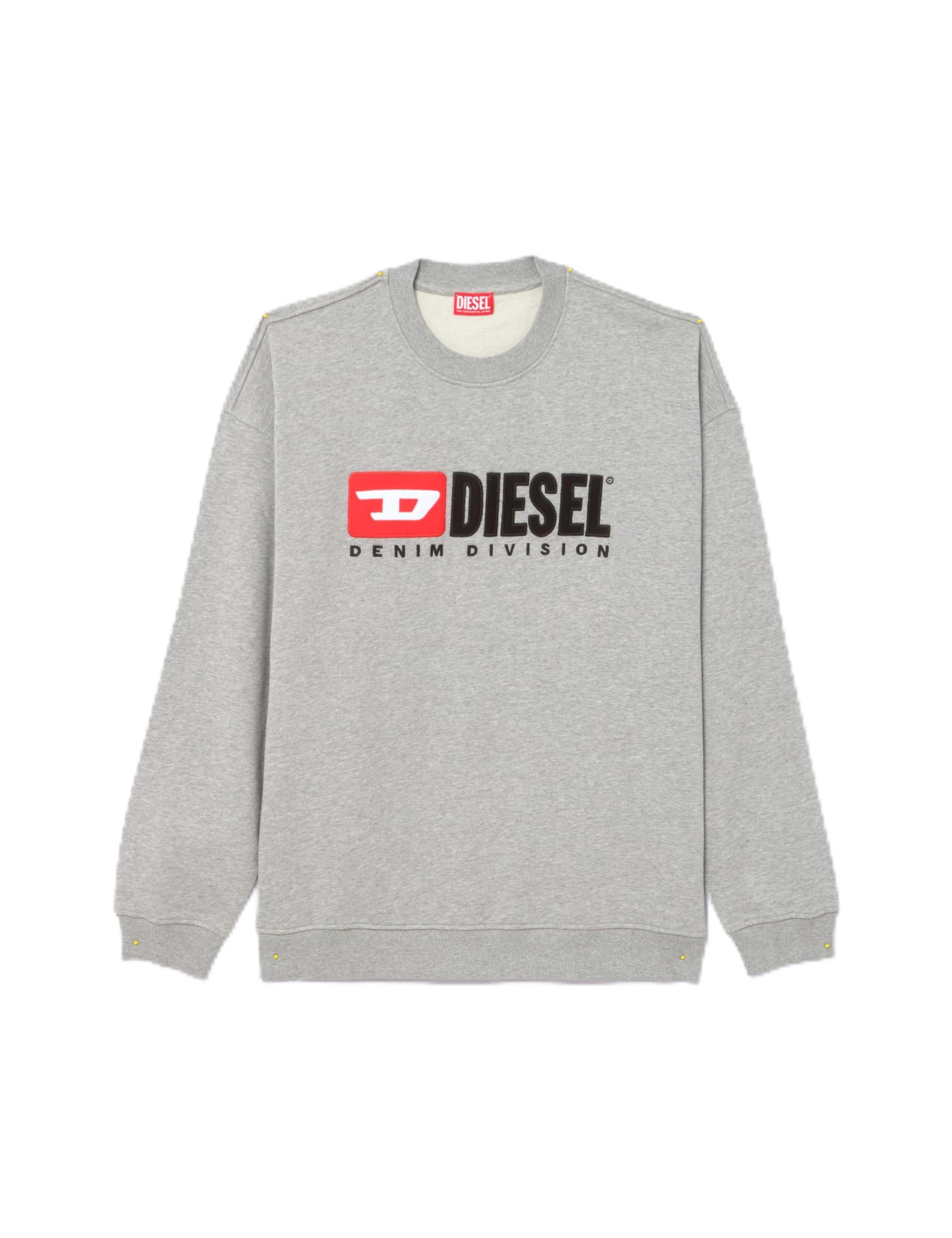 Diesel_S-BOXT-DIV FELPA_SWEATSHIRT_Gray_XXL Große Größen