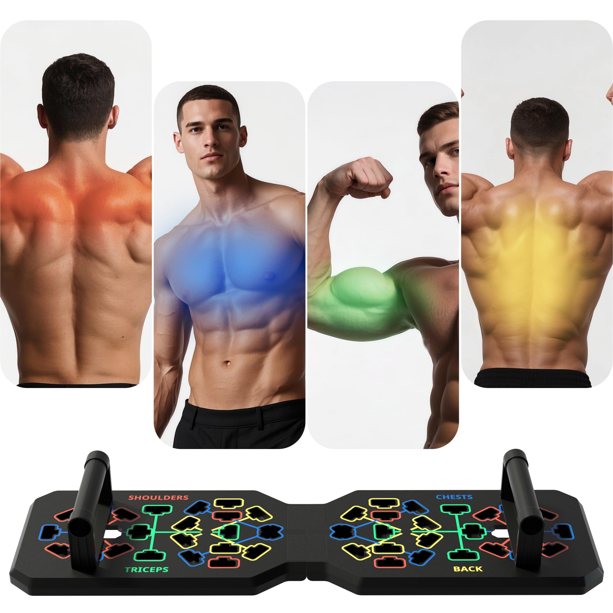 Tabla De Flexiones Push Up Board Multifuncional Con Código De