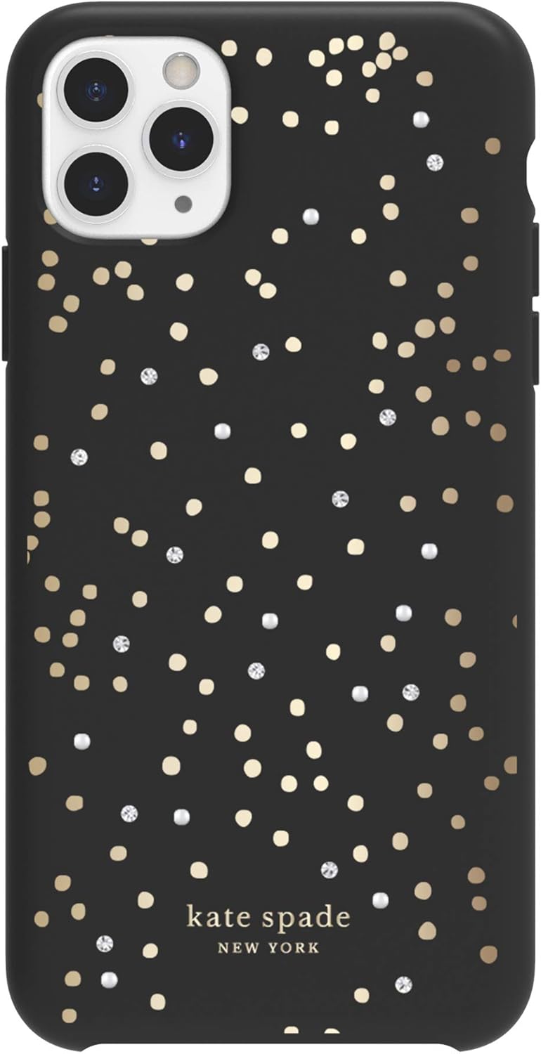 kate spade new york Disco Dots Case for iPhone 11 Pro Max,Thermoplastic Polyurethane - Soft Touch Protective Hardshell