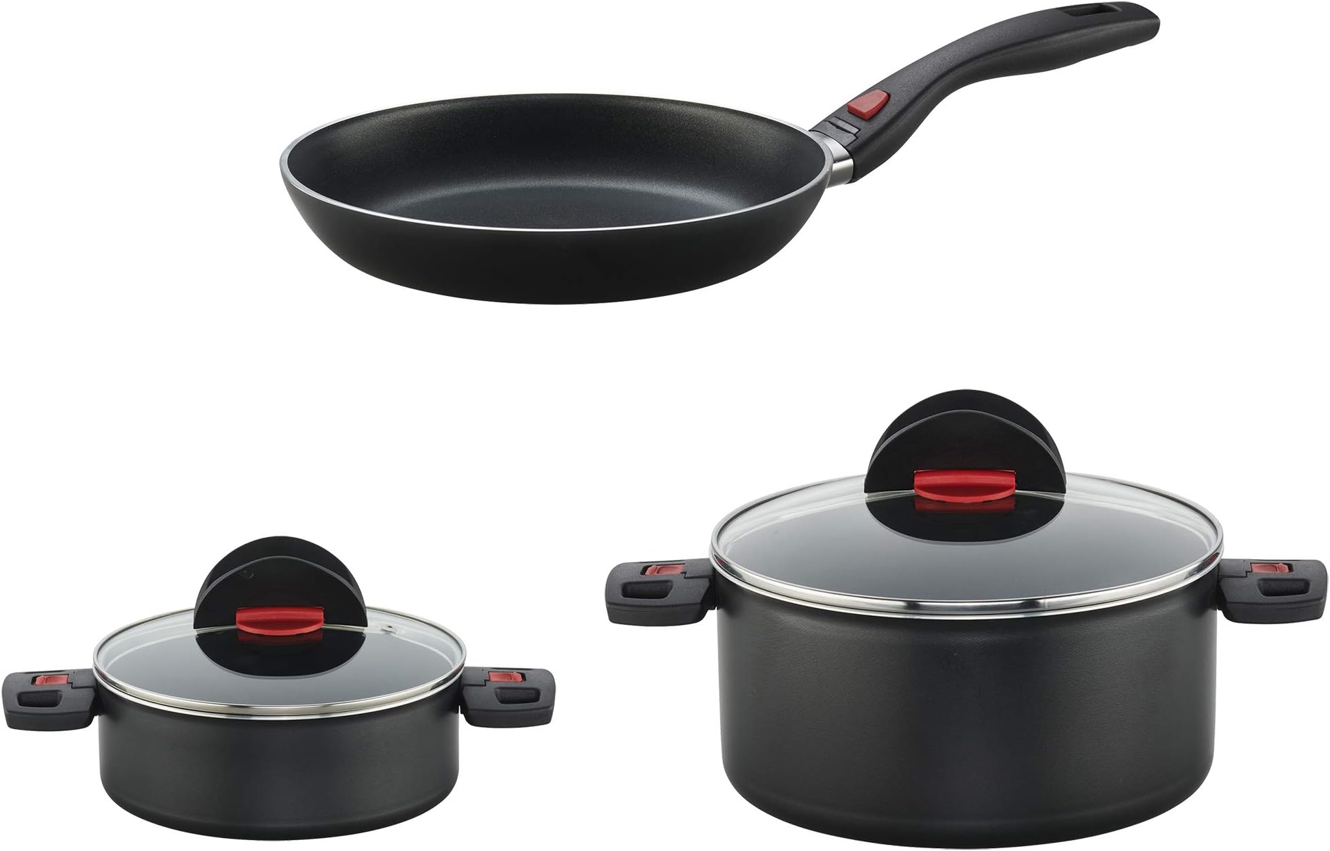 Ballarini Click & Cook 5-pc Nonstick Cookware Set, Made in Italy