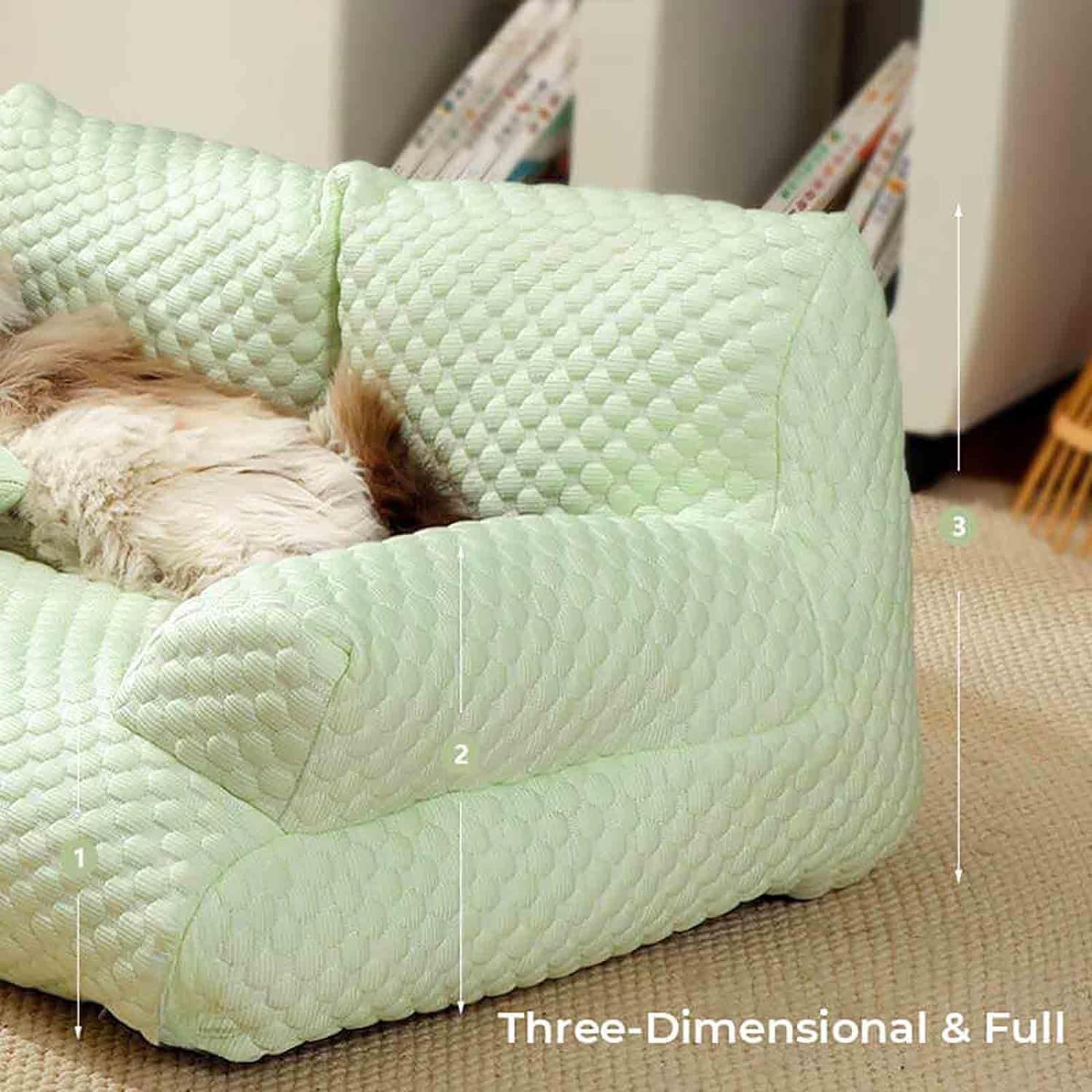 Ice Silk - Cama refrescante para mascotas, transpirable, lavable, sofá cama para perro, cama de enfriamiento para perros, cama de verano fresca de seda helada, camas transpirables y lavables para