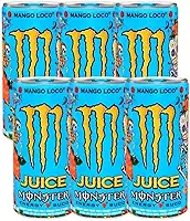 MONSTER ENERGY MANGO LOCO 269ML - Pack de Monster Energy Mango Loco - 6 unidades