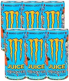 MONSTER ENERGY MANGO LOCO 269ML - Pack de Monster Energy Mango Loco - 6 unidades
