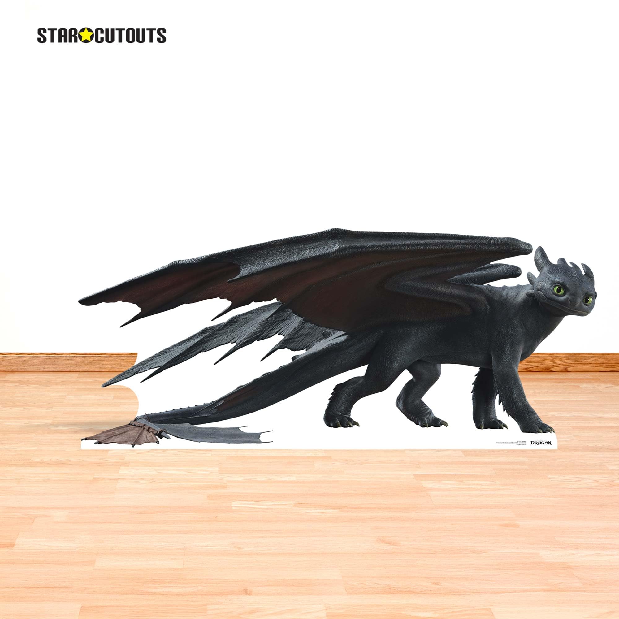 Star Cutouts SC4721 Découpe en Carton Motif Dragon sans Dents Hauteur 82 cm Produit Officiel Décoration de fête d'anniversaire