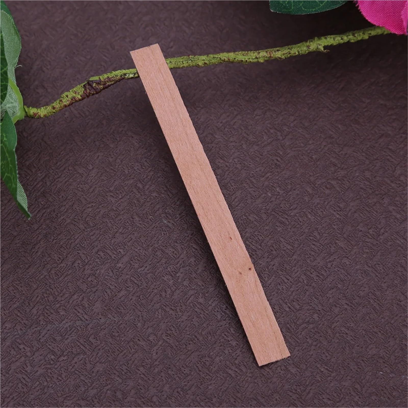 Kerzendocht 50 Stück Holzdochte for Kerzen aus Soja- oder Palmwachs, Kerzenherstellungszubehör für Schlafzimmer(12.5x150mm)